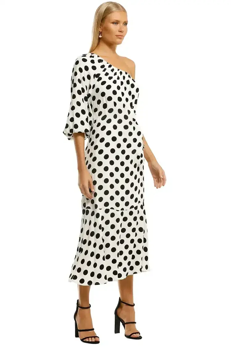 Country Road Print One Shoulder Maxi Antique Print Size AU 12 - Image 2