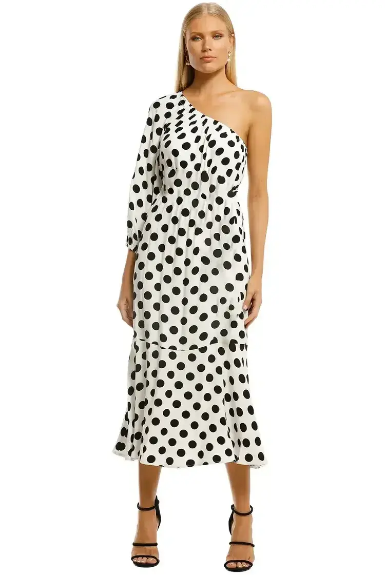 Country Road Print One Shoulder Maxi Antique Print Size AU 8 - Image 1