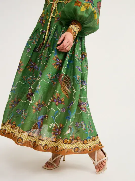Alemais - Birdie Shirtdress in Jade - Size 8 (Fits 8 - 12) - Image 2