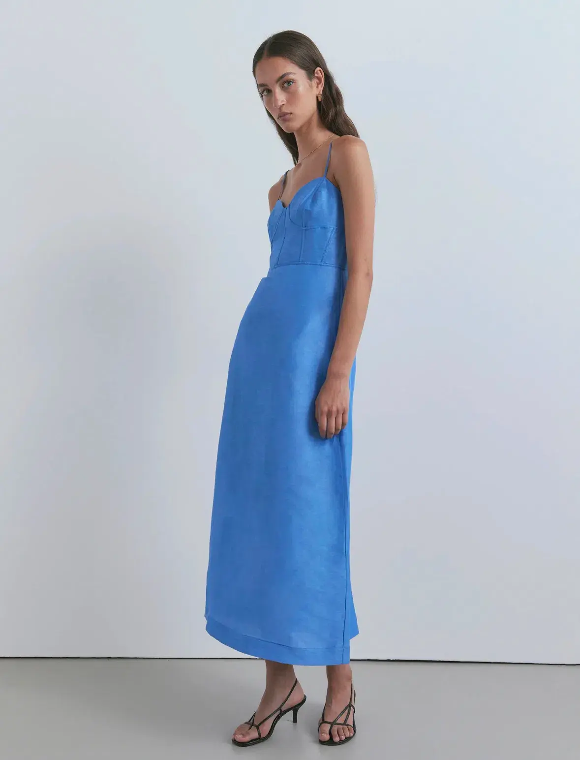 Viktoria & Woods Cornucopia Midi Dress Blue Size 14 - Image 1