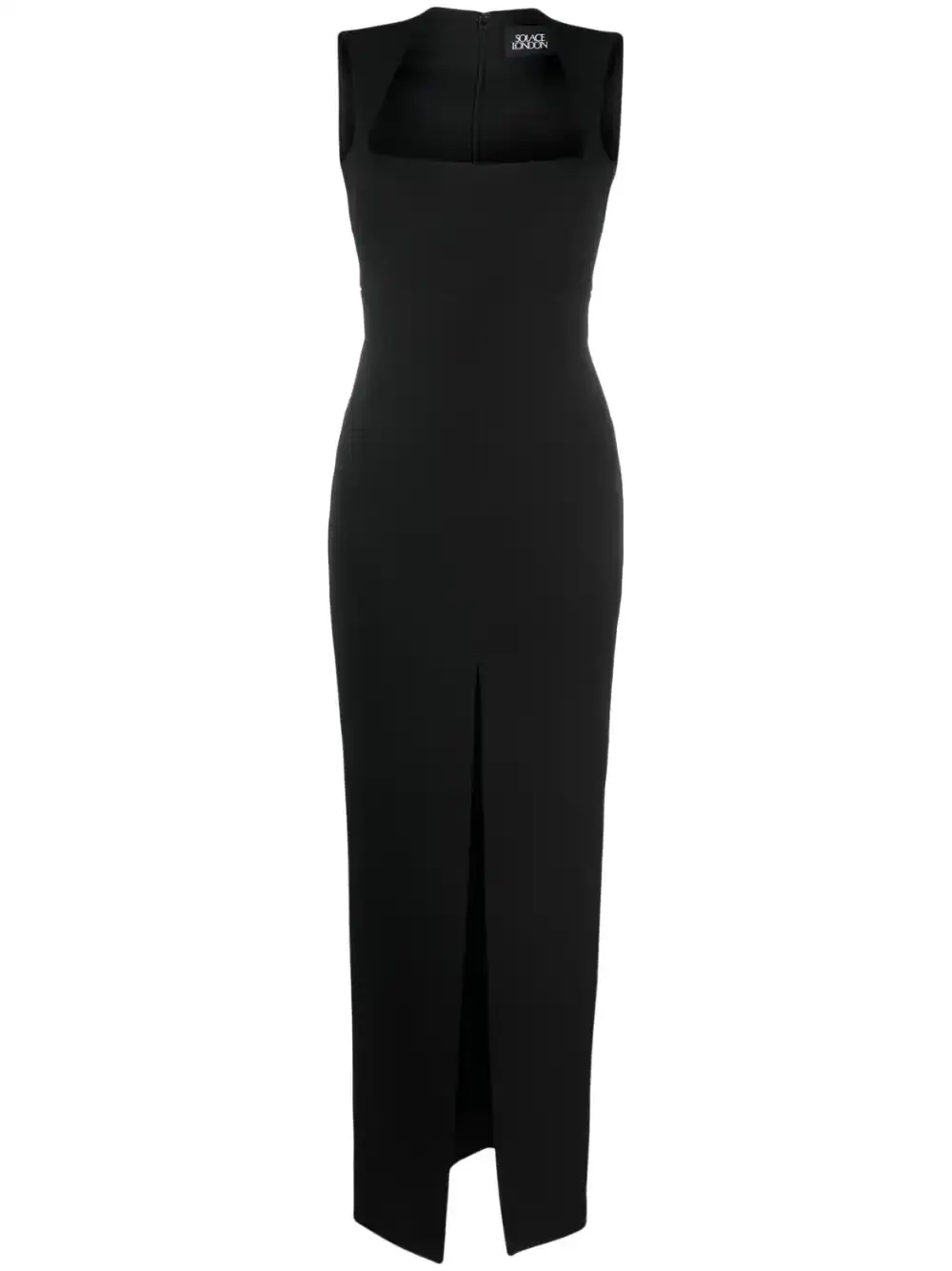 Solace London Sofia Maxi Dress in Black Size 10 for rent on The Volte - main image