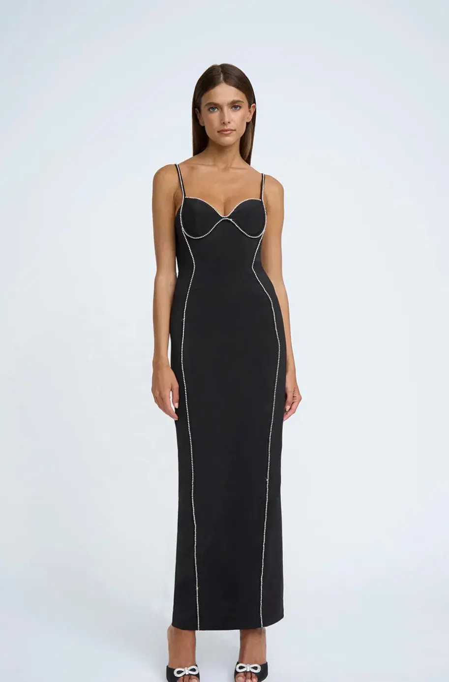 By Johnny Femmina Bust Midi Dress Black Size 8  - Image 1