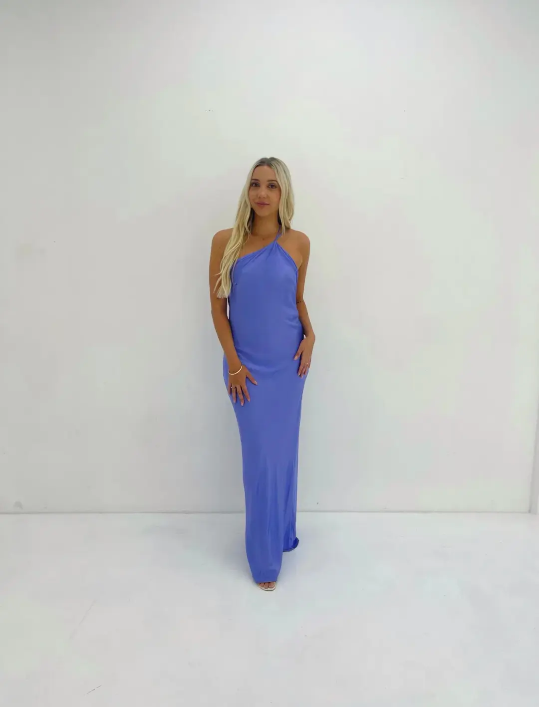 Meshki Purple Alena Gown Purple Size S/Au 8  for rent on The Volte - main image