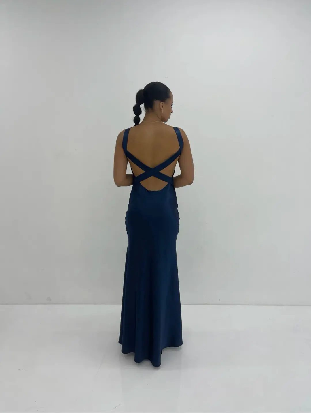 Frankie Lane the Label Delphi Gown Blue Size 8 for rent on The Volte - main image