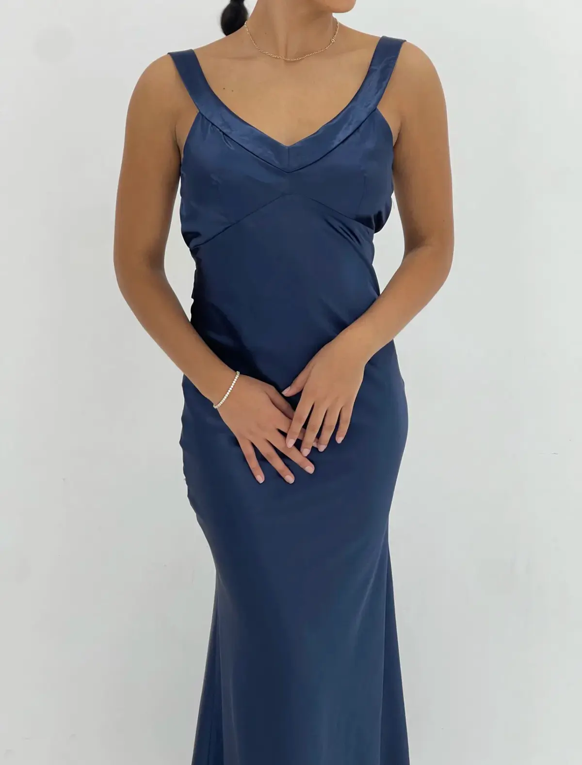 Frankie Lane the Label Delphi Gown Blue Size 8 - Image 4