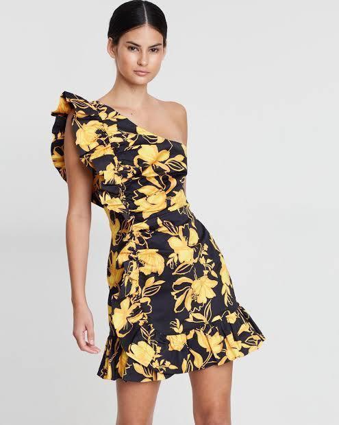 Nomad mini dress Black & Gold 8 - Image 1