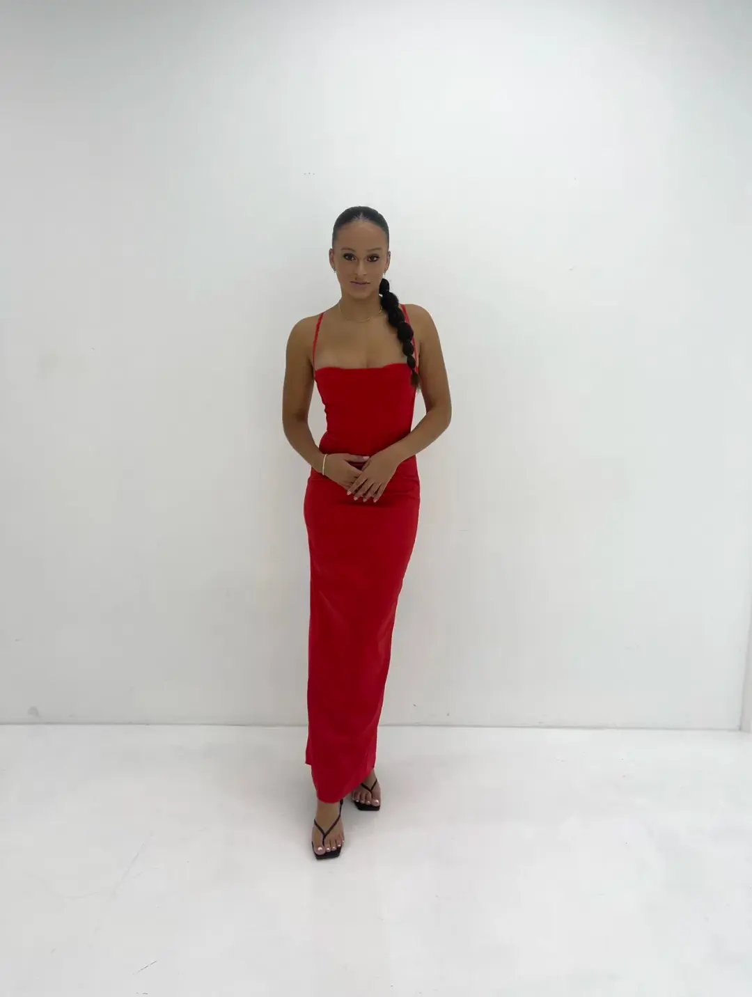 House of CB Shani Gown Red Size Small/Au 8 for rent on The Volte - main image