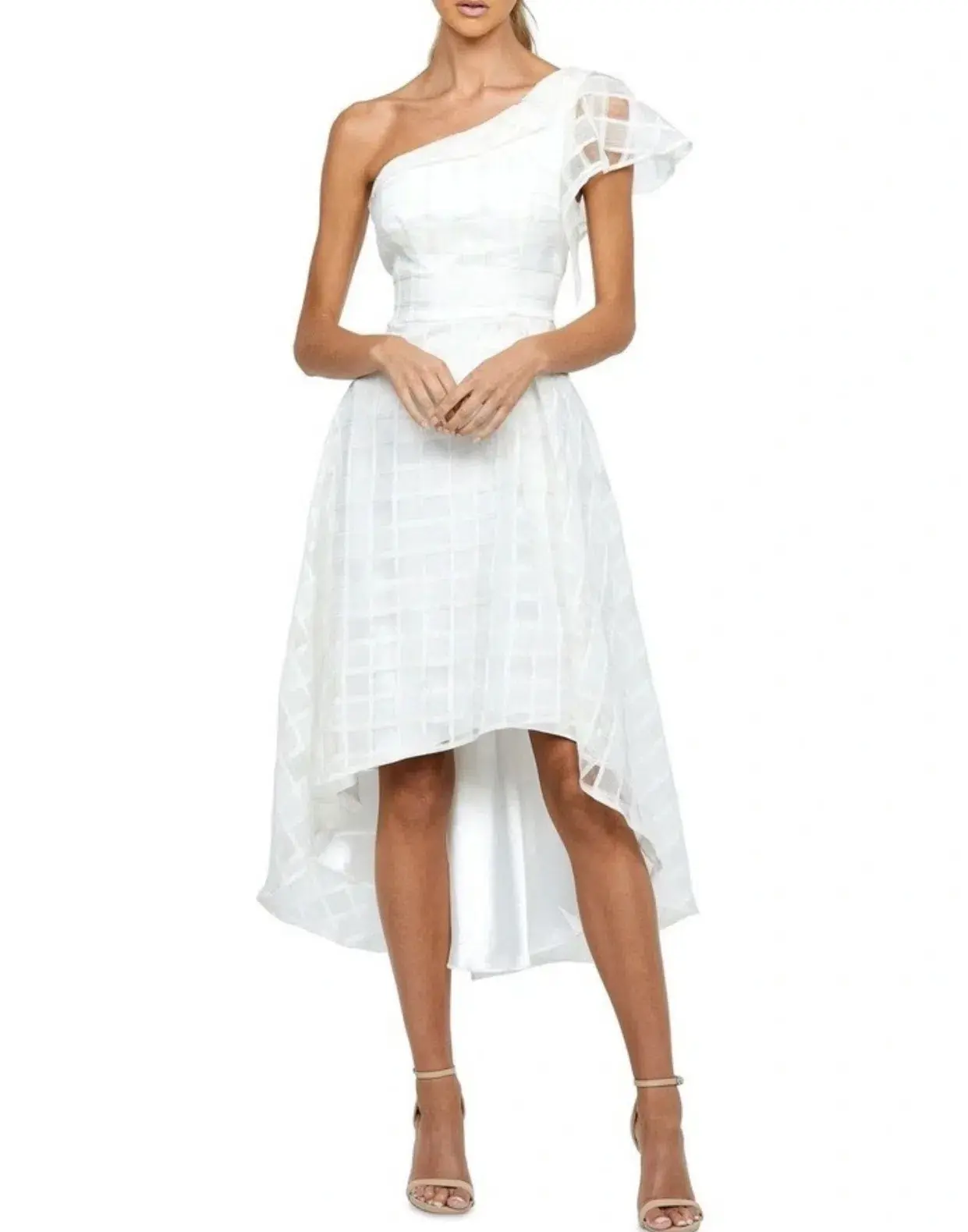 B by Bariano Luci One Should Flutter Sleeve Aline Dress   - Image 1