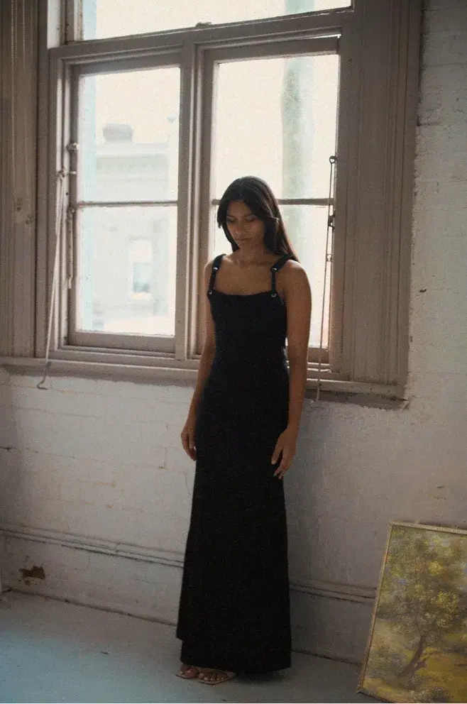 Paris Georgia Lottie Dress Black Size S/Au 8 - Image 3