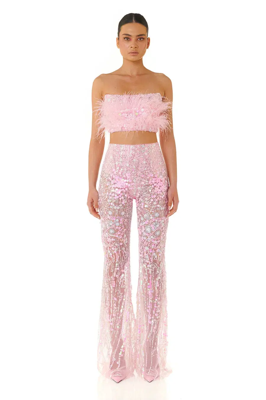 Eliya the Label Heather Top Pink Size Small/AU 8 - Image 1