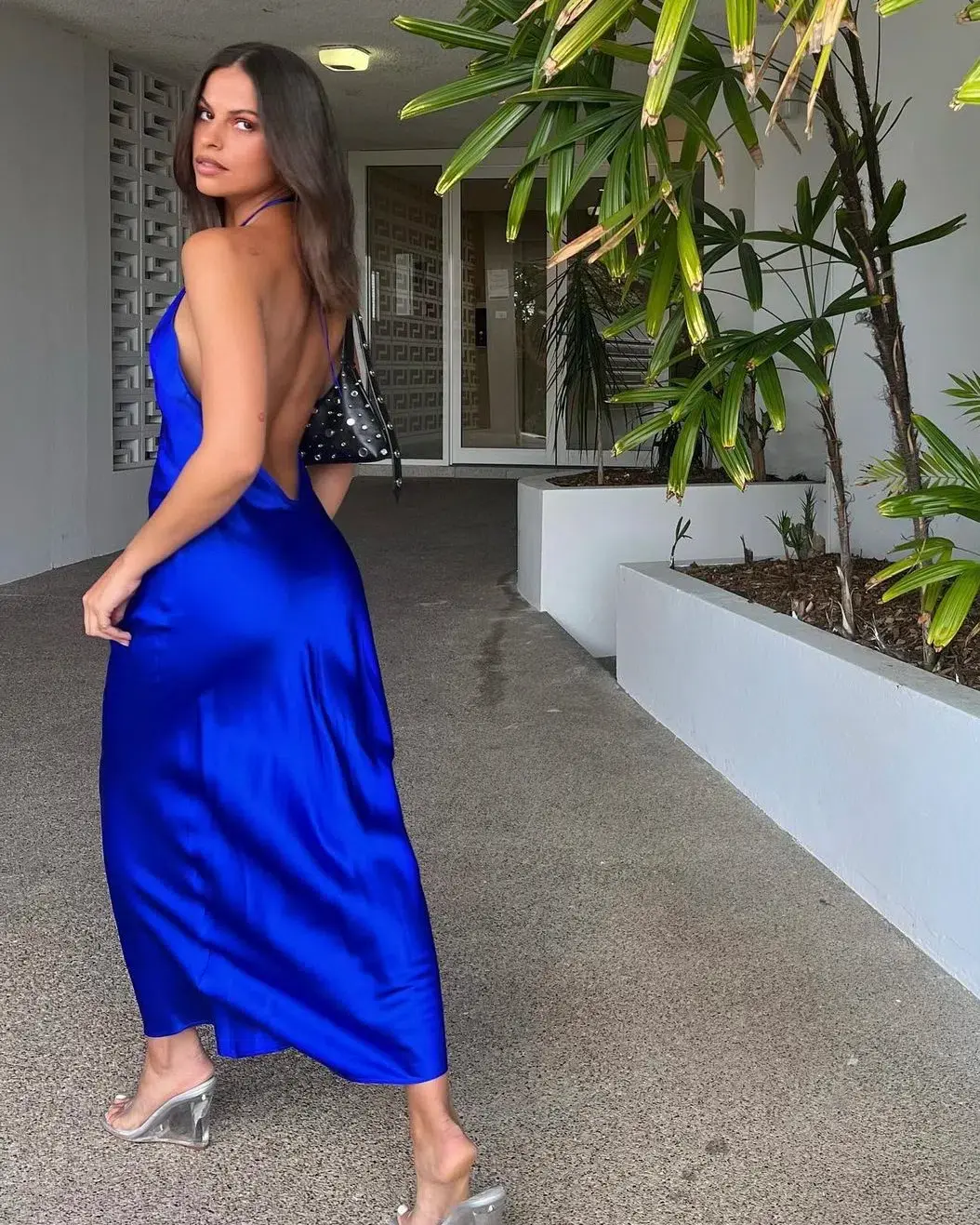 Natalie Rolt Irena Midi Blue Size 0 /AU 6 - Image 3