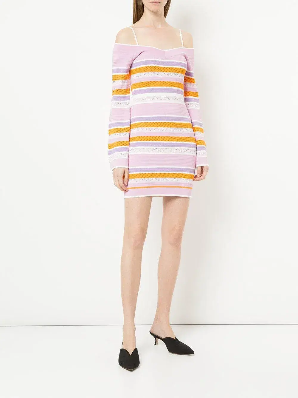 Alice McCall Pocketful of Rainbow Dress Pink Stripe Print Size 8 for rent on The Volte - main image