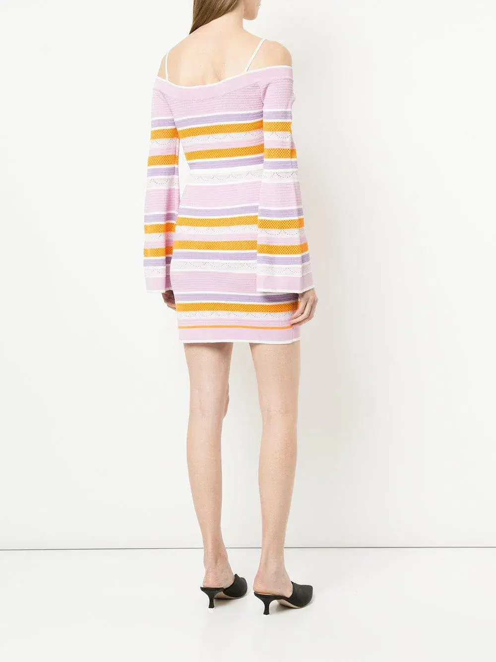 Alice McCall Pocketful of Rainbow Dress Pink Stripe Print Size 8 for rent on The Volte - main image