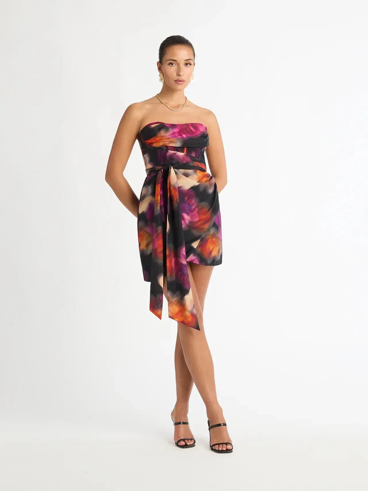 Sheike Autumn Haze Dress Multi Size 8 - Image 1