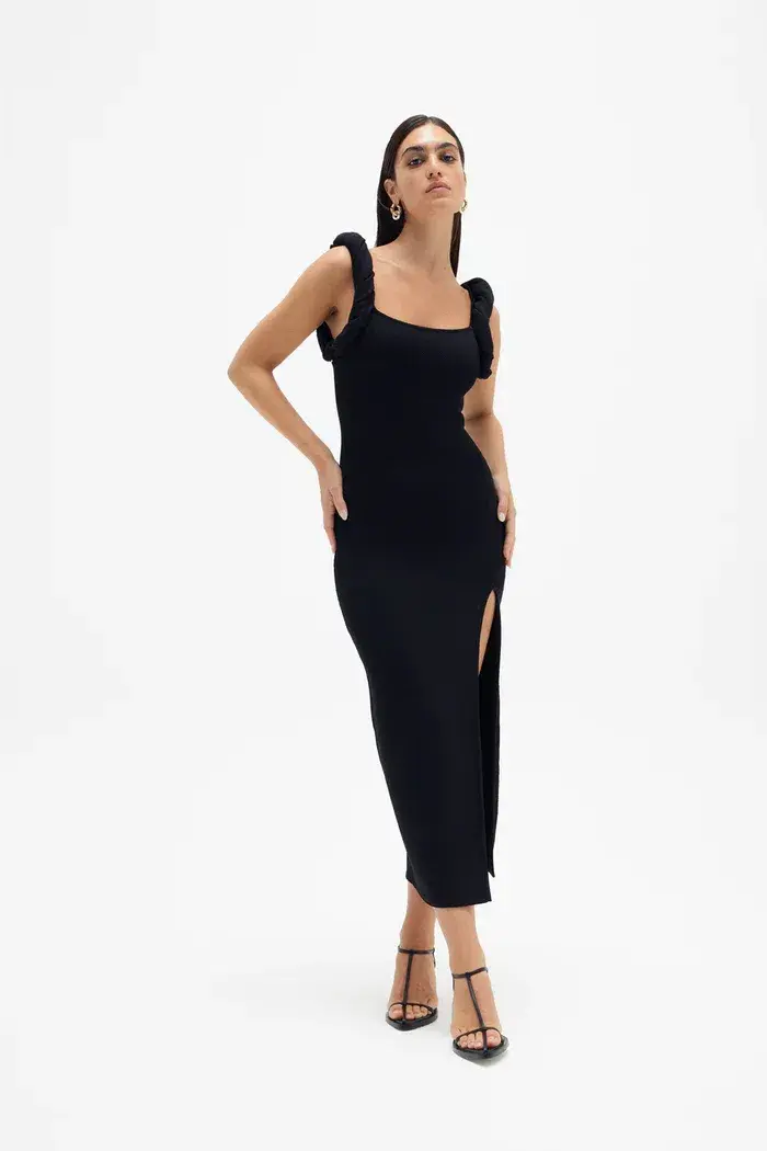Rachel Gilbert Rosetta Dress Black Size M/Au 10  - Image 1