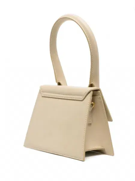 Jacquemus Le Chiquito Moyen Leather Tote Nude - Image 3