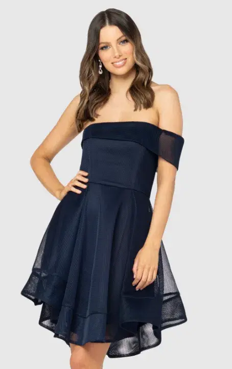 Pilgrim Elora Dress Mini Navy Size AU 10 for rent on The Volte - main image