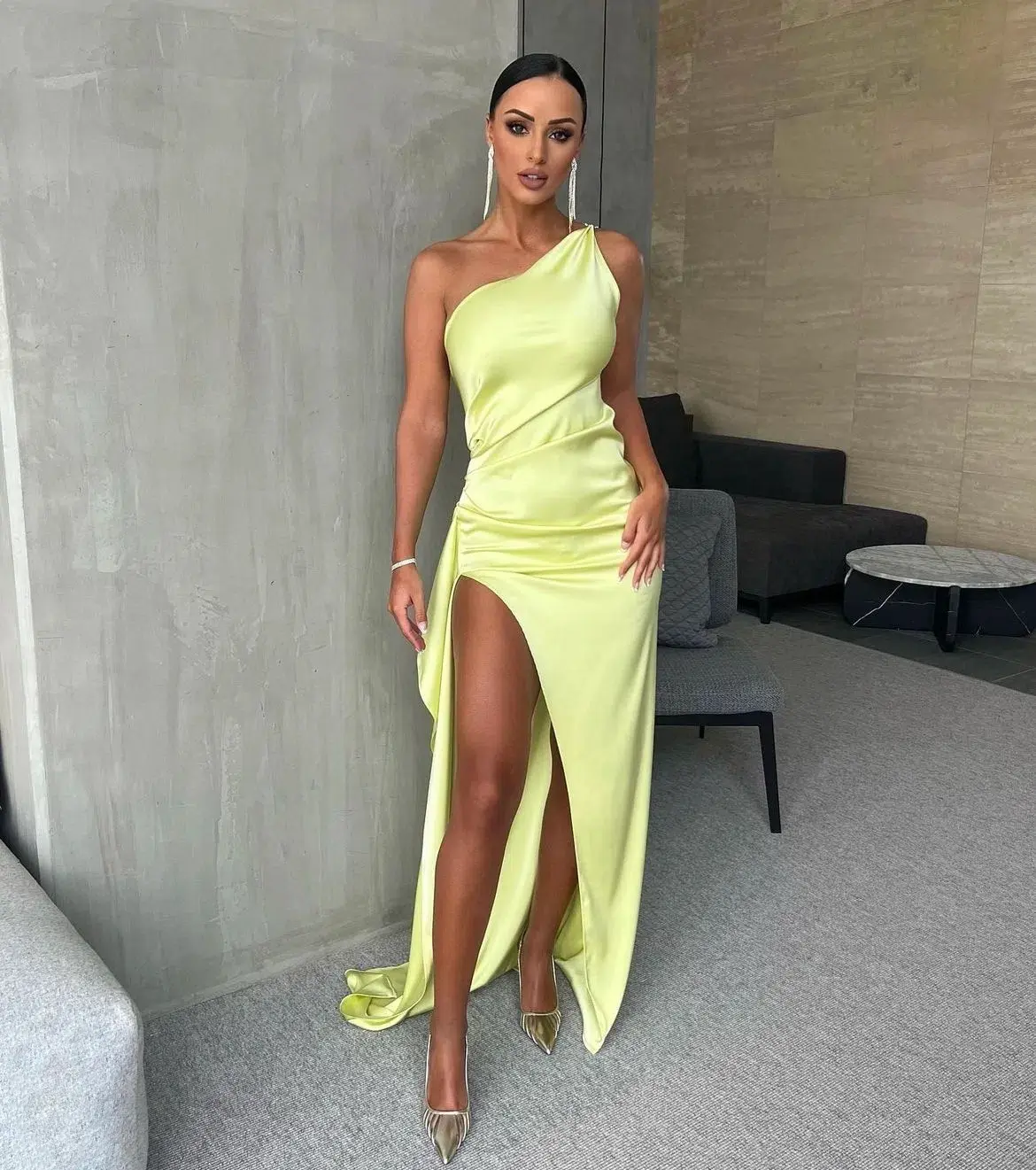 Lexi Samira Dress Mojito Diamante Strap Size AU 8 - Image 1