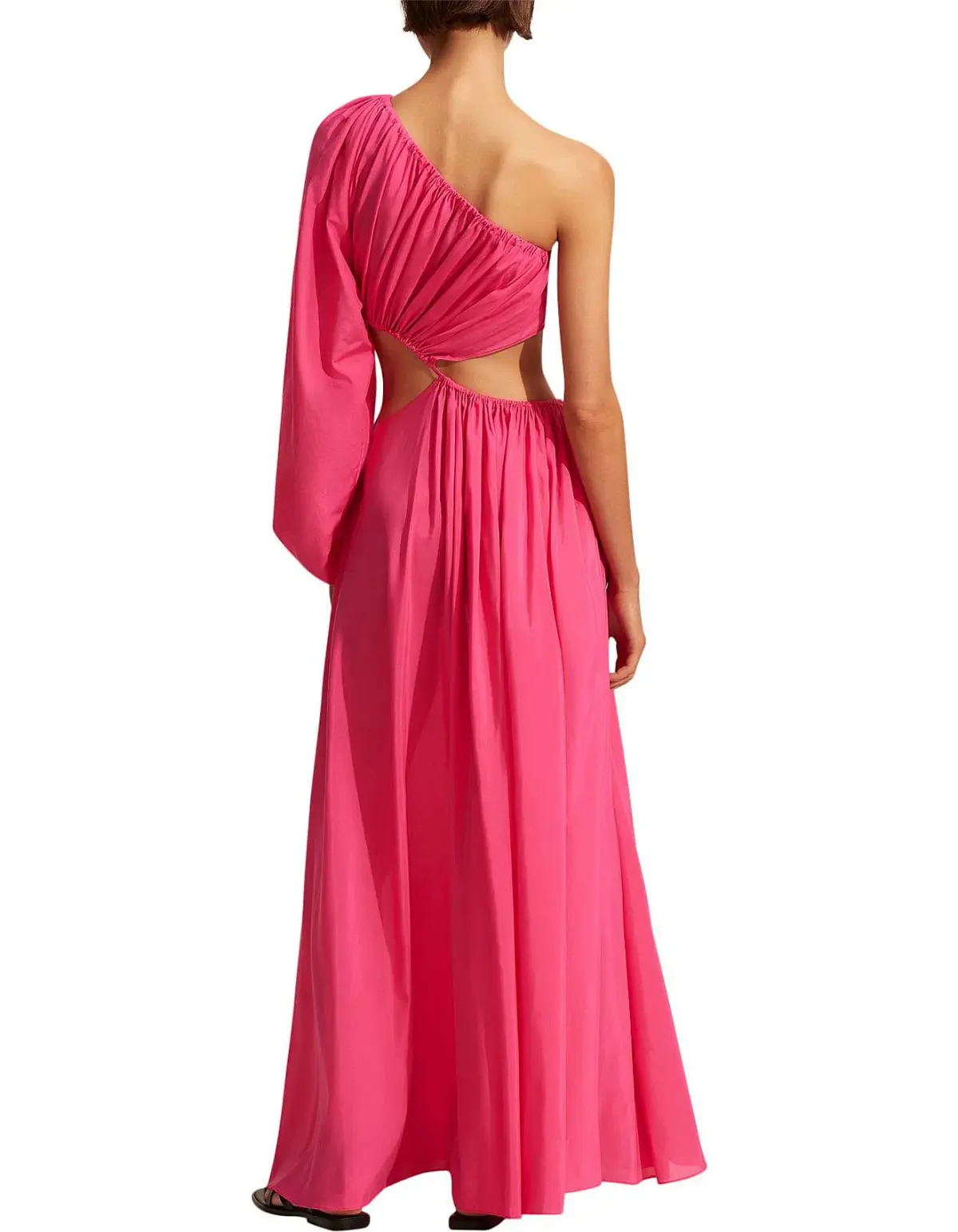 Matteau Asymmetric Wave Dress Pink Size 3 / AU 10 - Image 3