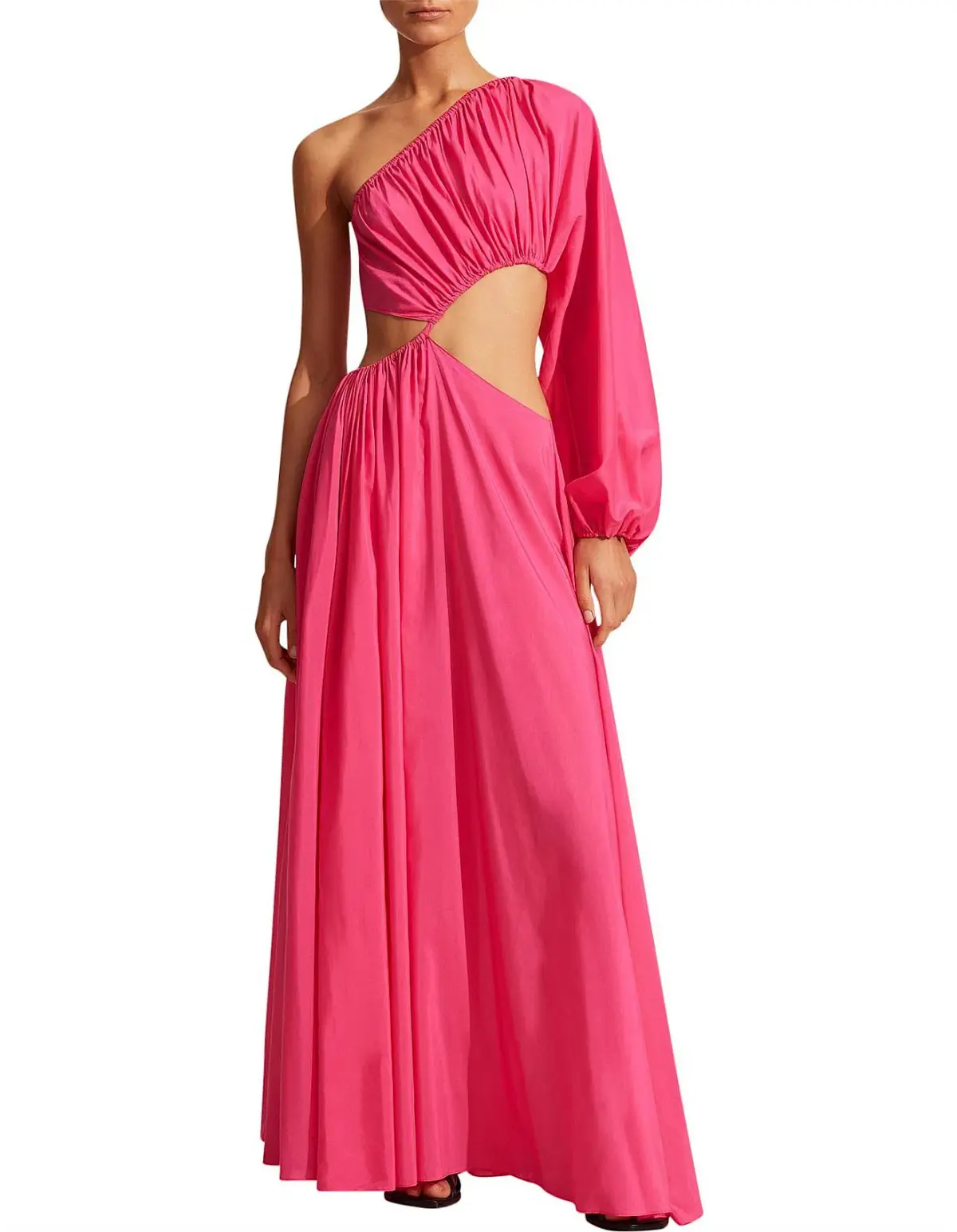 Matteau Asymmetric Wave Dress Pink Size 3 / AU 10 - Image 2