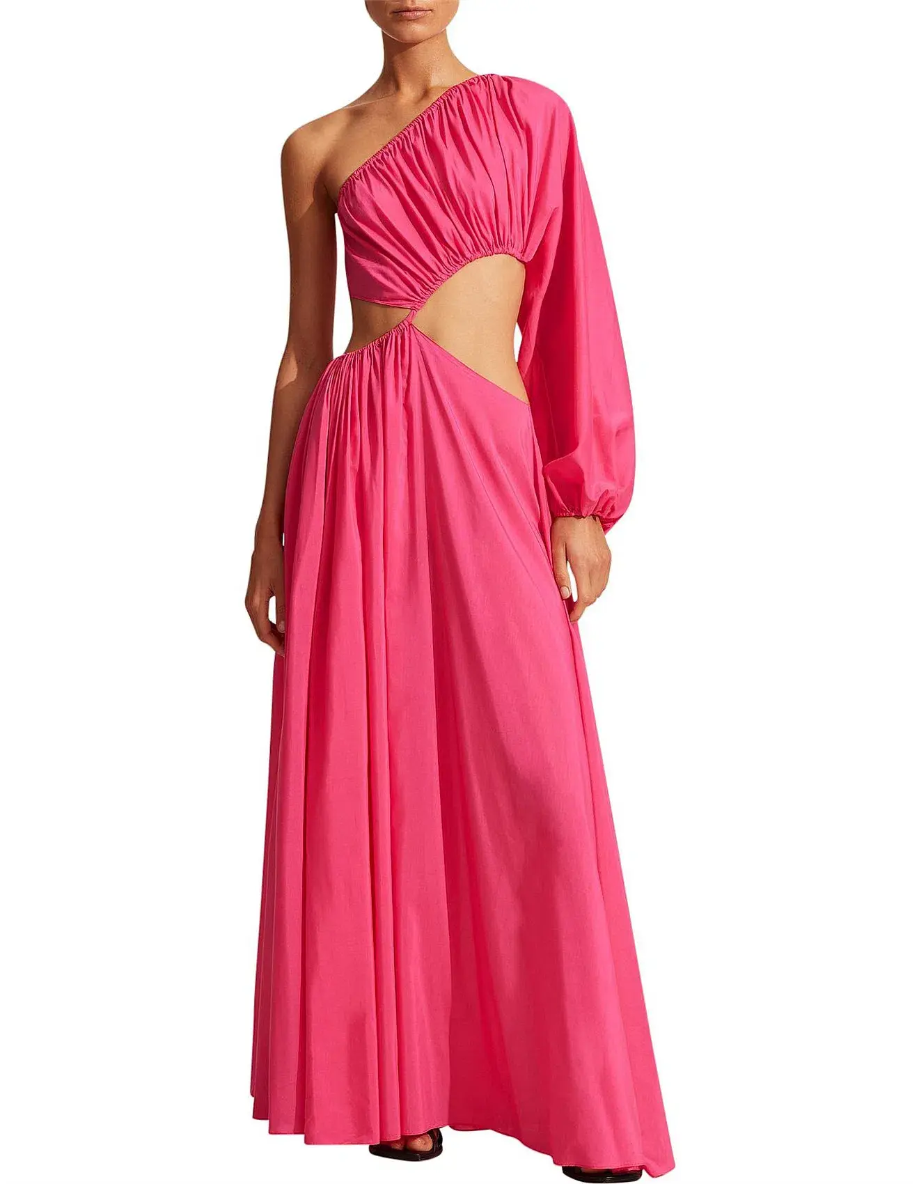 Matteau Asymmetric Wave Dress Pink Size 3 / AU 10 - Image 2