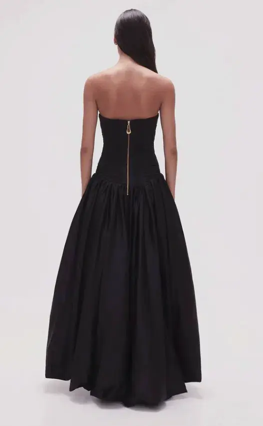 Aje Violette Bubble Hem Dress Black Size 10 - Image 4