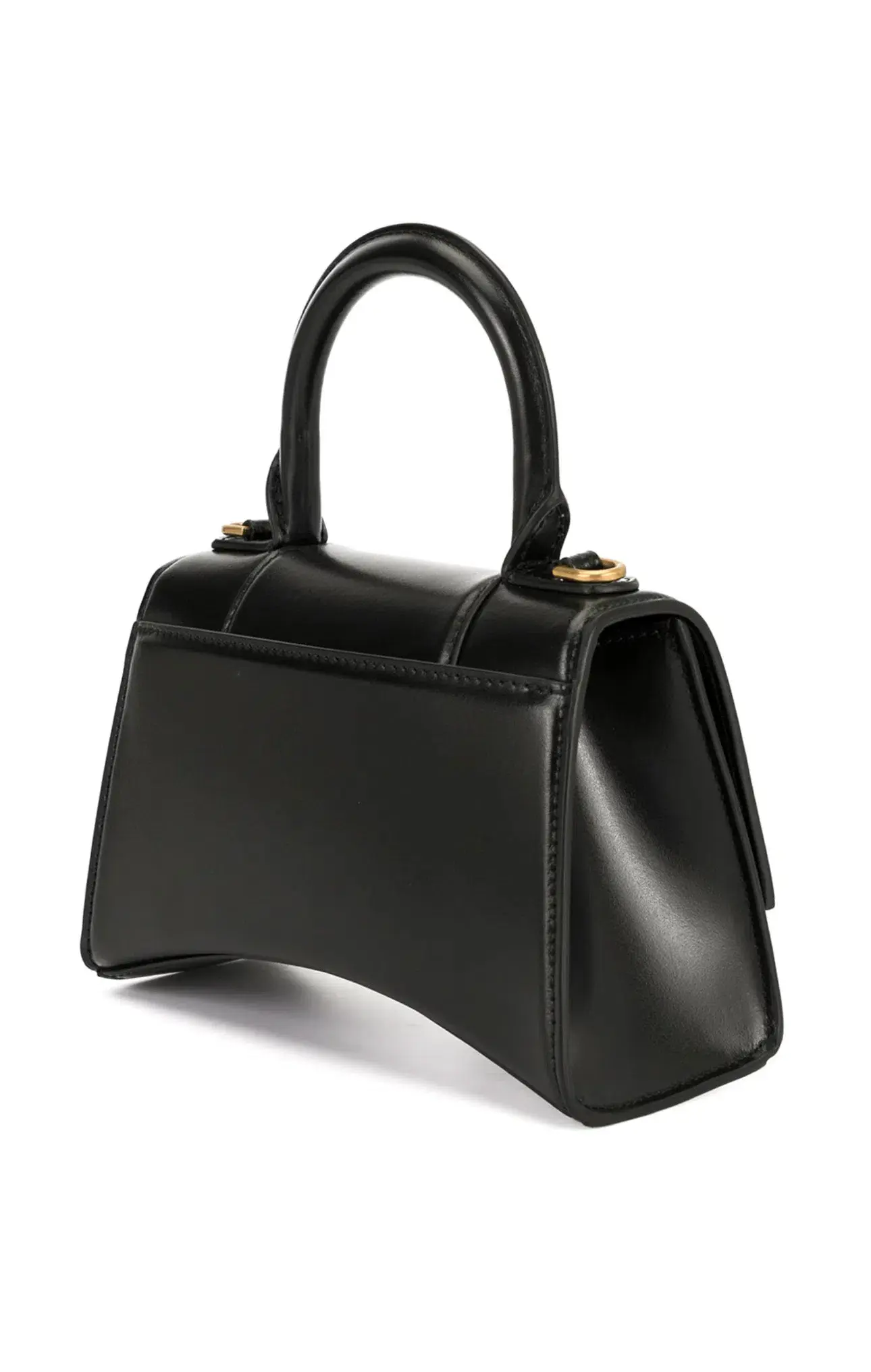 Balenciaga Hourglass Top Handle Bag Black Size XS - Image 4