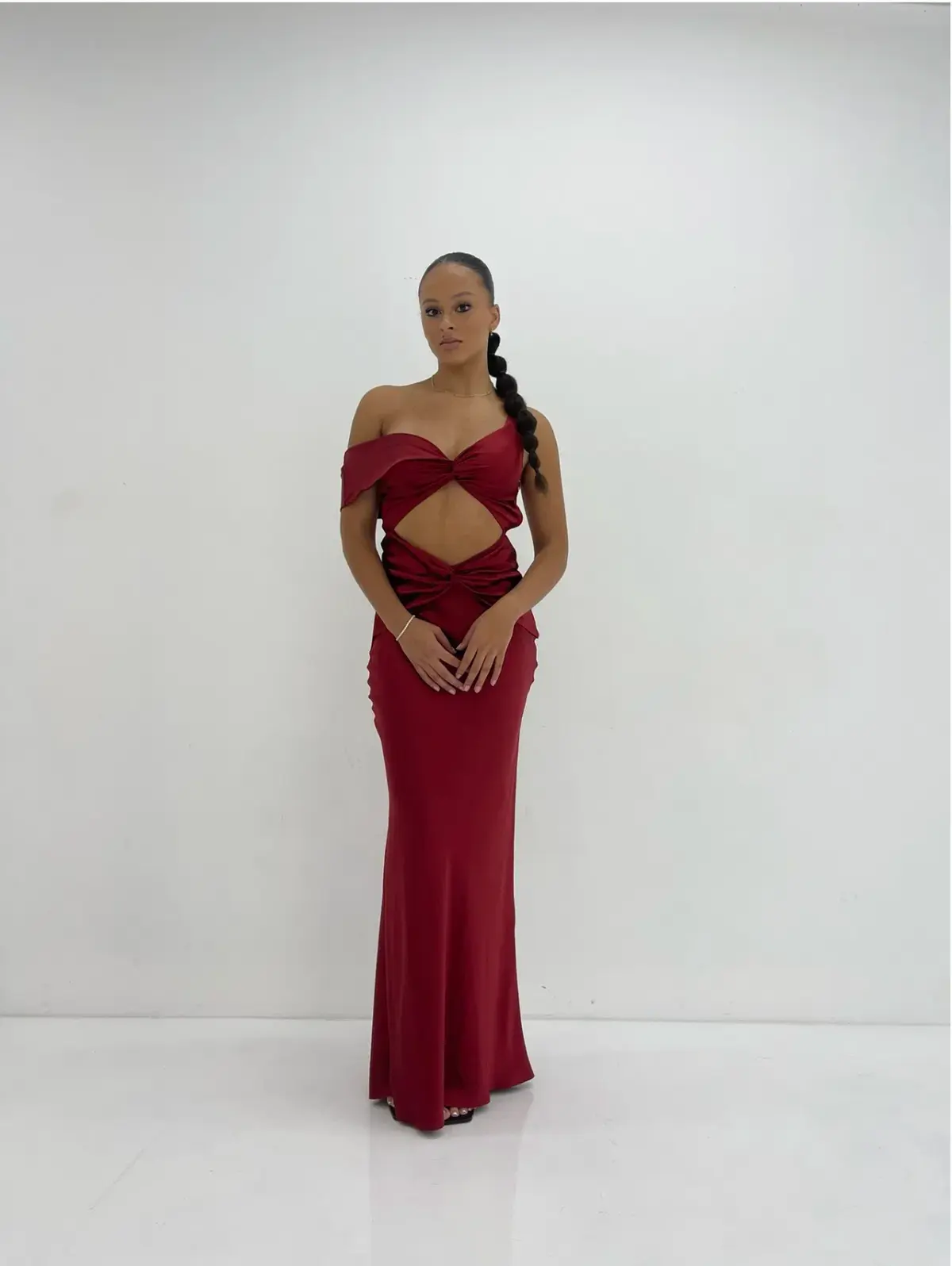 Natalie Rolt Tamika Gown Maxi Red AU 8 - Image 1