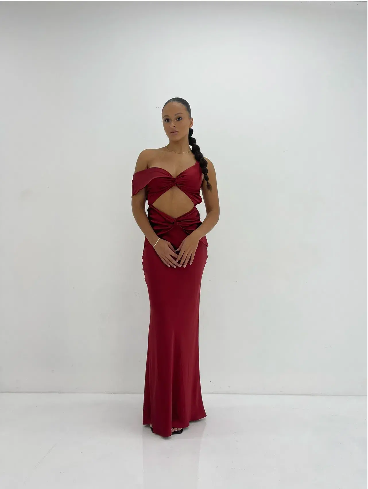 Natalie Rolt Tamika Gown Maxi Red AU 8 - Image 1