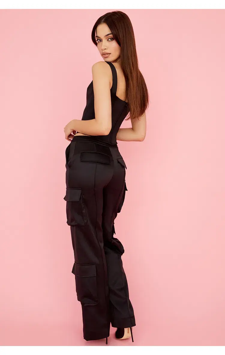 House of CB Rafa Corset & Daria Pants Set Black Size XS / AU 6 - Image 3