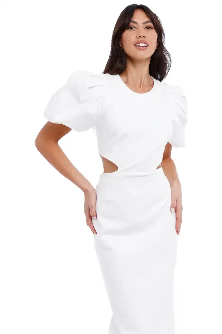 Elliatt Suffage Dress White Size 12 for rent on The Volte - main image