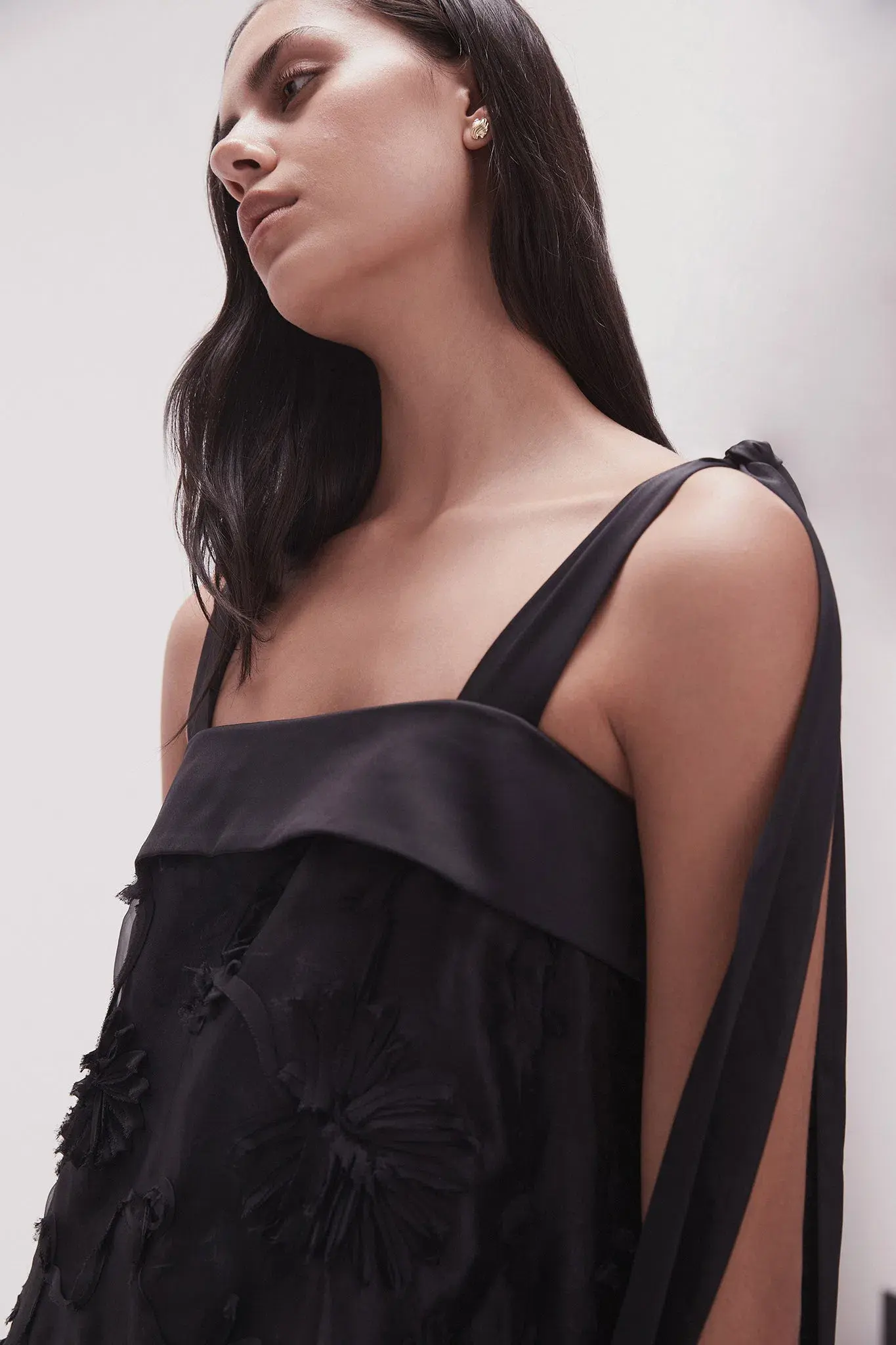 Aje Ursula Midi Dress in Black Size 12 - Image 3