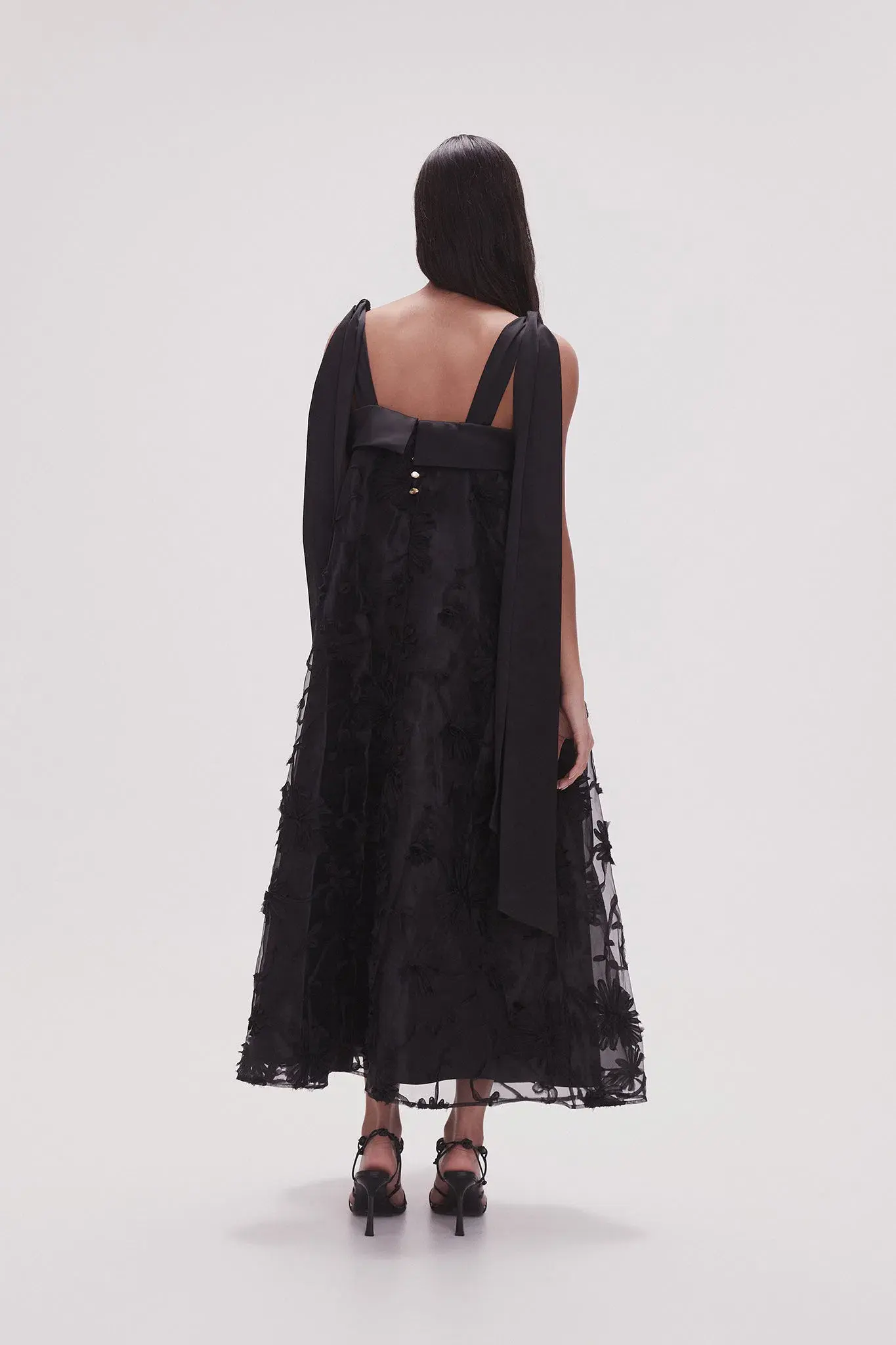 Aje Ursula Midi Dress in Black Size 12 - Image 5