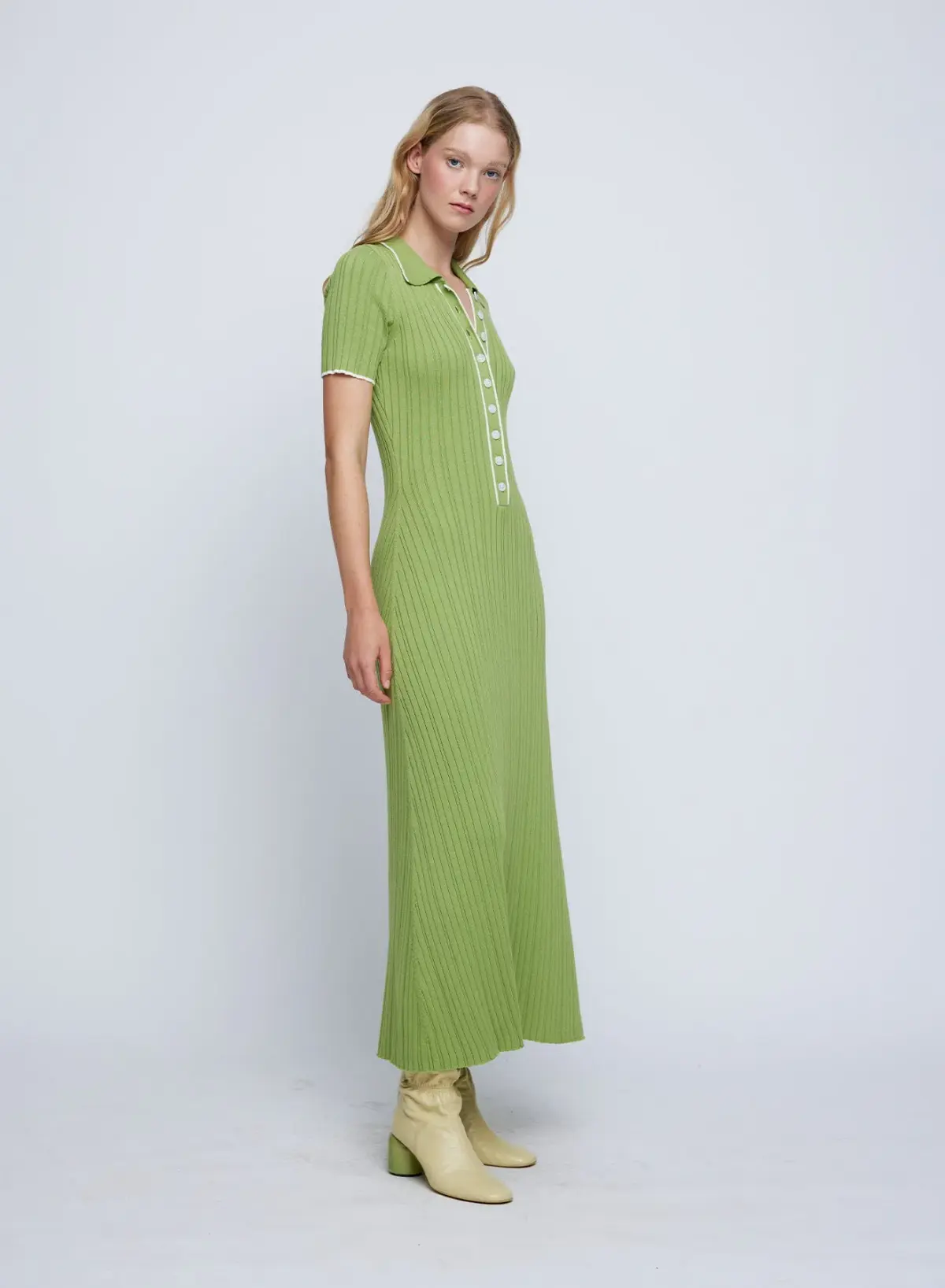 Anna Quan Penelope Dress In Matcha Cream Size 8 - Image 2