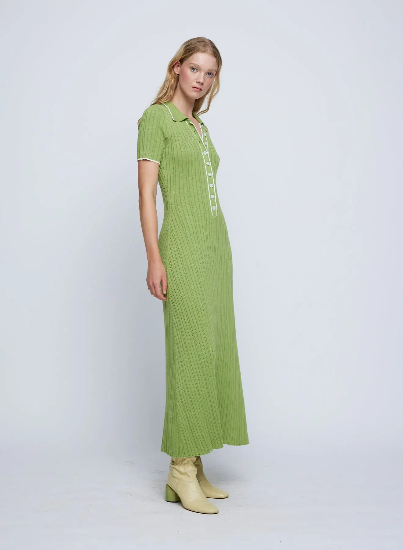 Anna Quan Penelope Dress In Matcha Cream Size 8 - Image 2