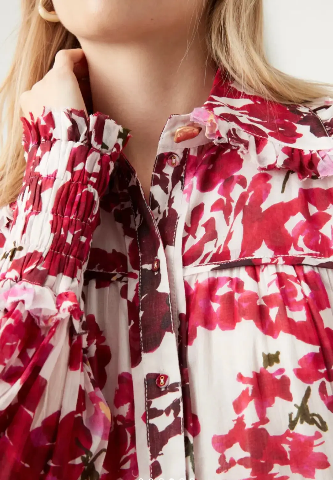 Aje Wilderness Smock Dress Size 10 for rent on The Volte - main image