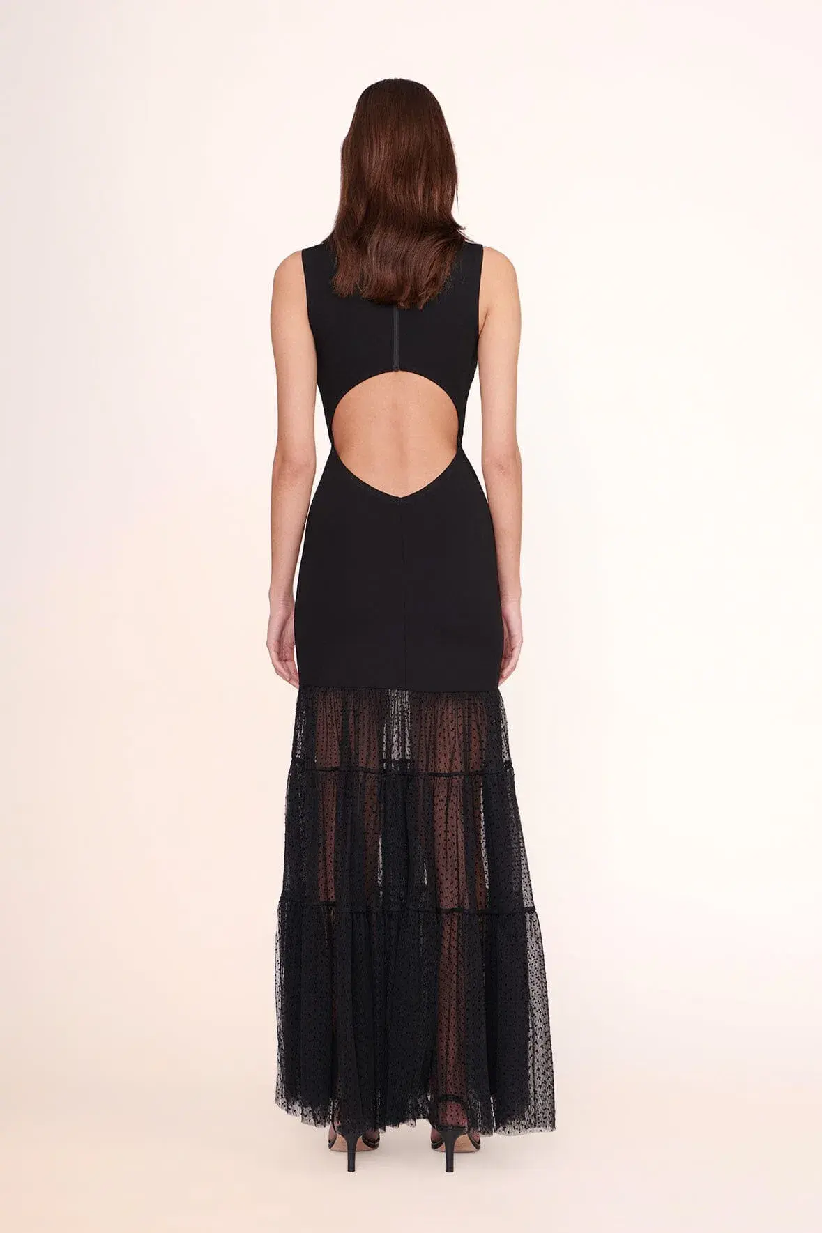 Staud Daffodil Dress Black Size M/AU 10 - Image 2