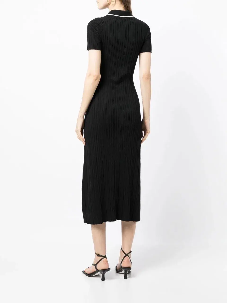 Anna Quan Laurel Penelope Midi Raven Black Dress Size 14 - Image 3