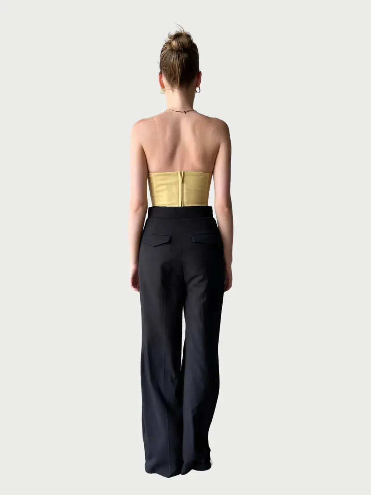 Camilla and Marc Brixton Bodice Mustard Yellow Size AU 8 - Image 2