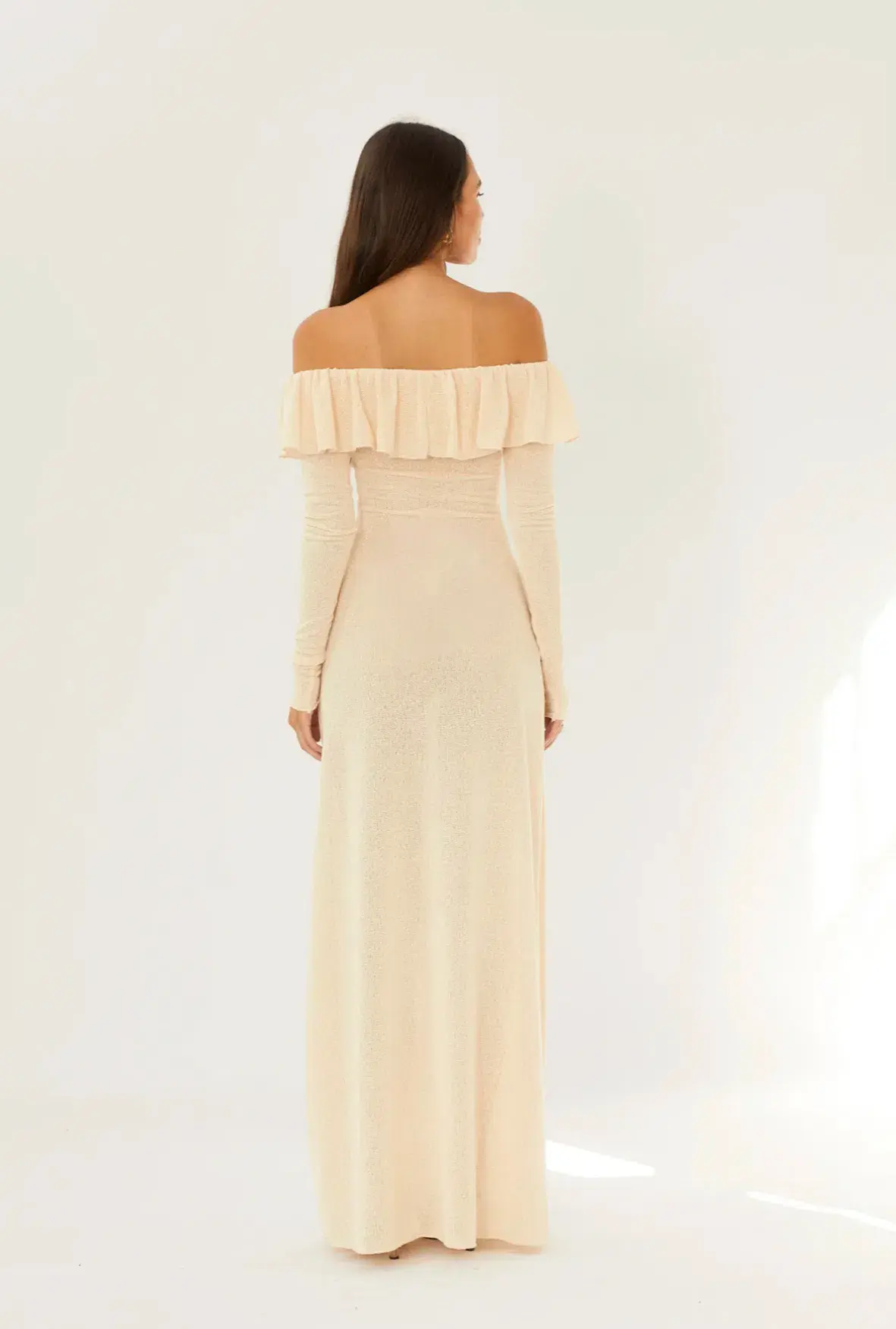 Arcina Ori Mila Maxi Dress Cream Size M / AU 10 - Image 4