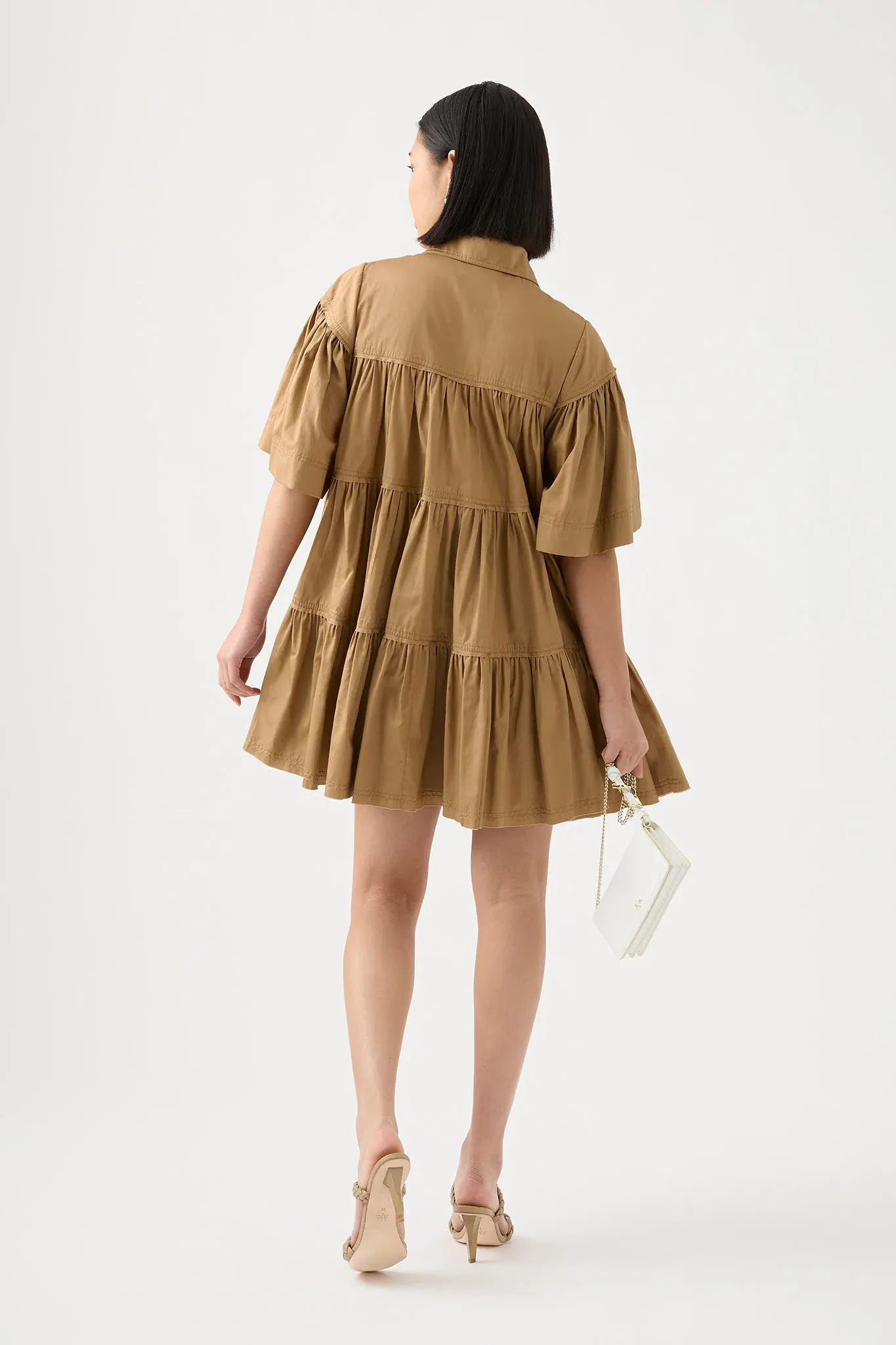 Aje Lana Smock Dress Wilow Size 14  - Image 3
