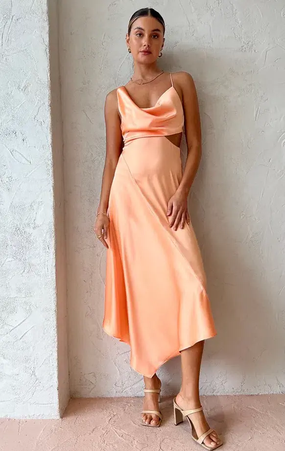 One Fell Swoop Josephine Dress Peach Size 10 - Image 1