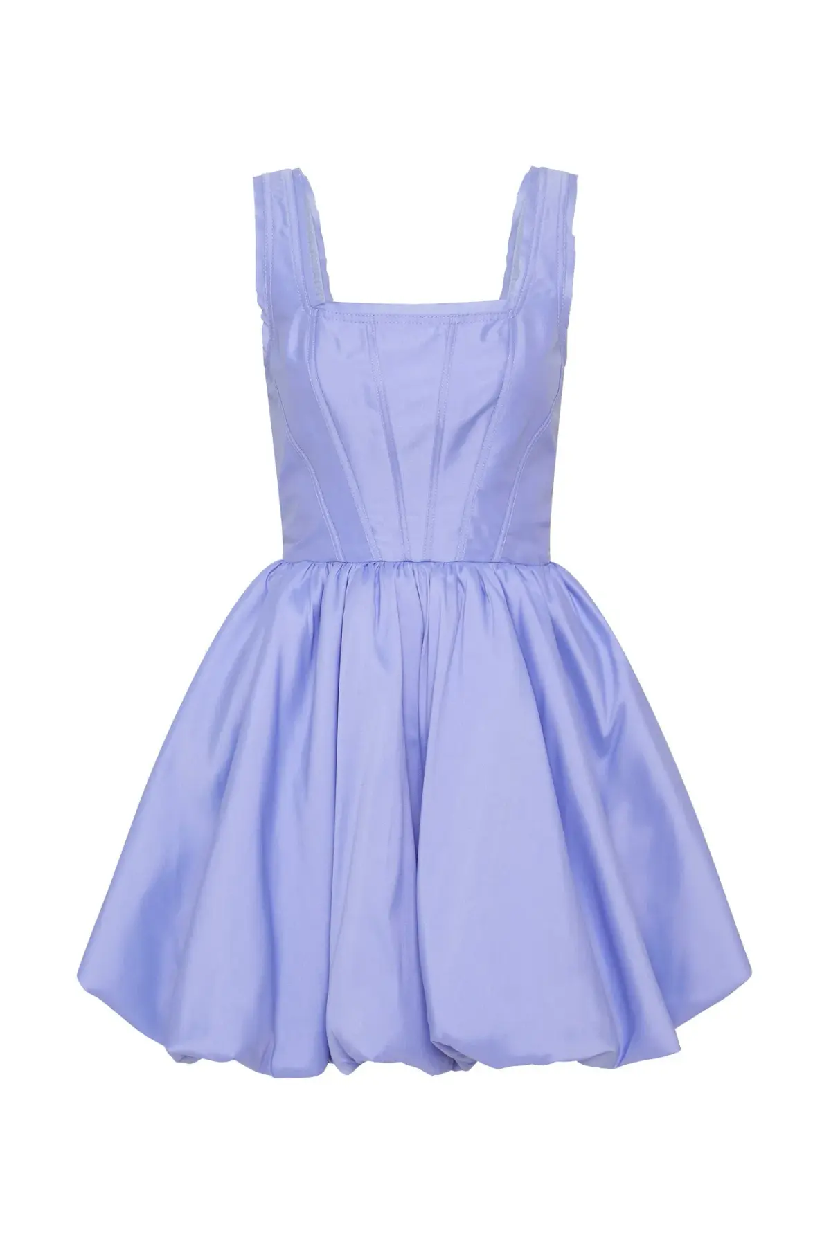 Aje Suzette Bubble Mini Dress Cool Lavender Size 6 - Image 4