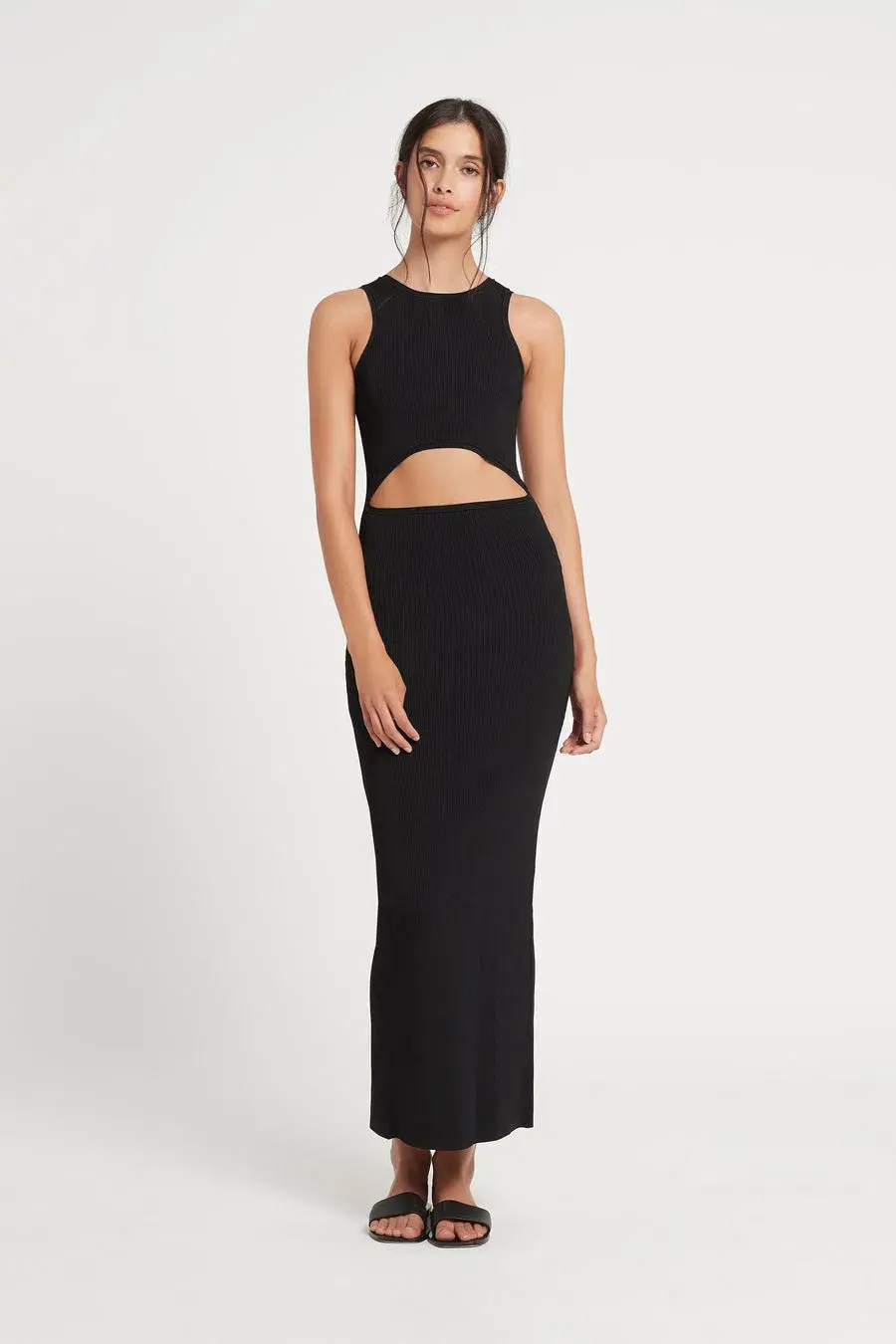 Sir The Label Ingrid Cut Out Dress Black Size XS/Au 6 - Image 1