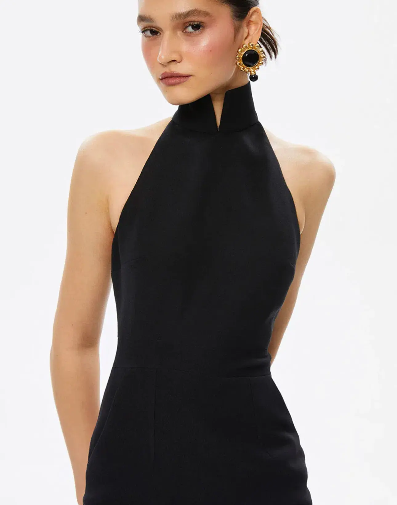 THE NEW ARRIVALS by İlkyaz Özel Hemingway in Chez Castel Black Dress Size 8/S - Image 2