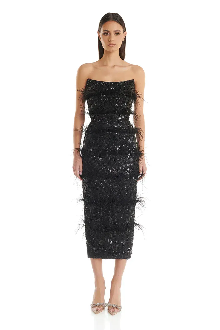 Eliya the Label Madelyn Dress Black Size S/Au 8 - Image 1