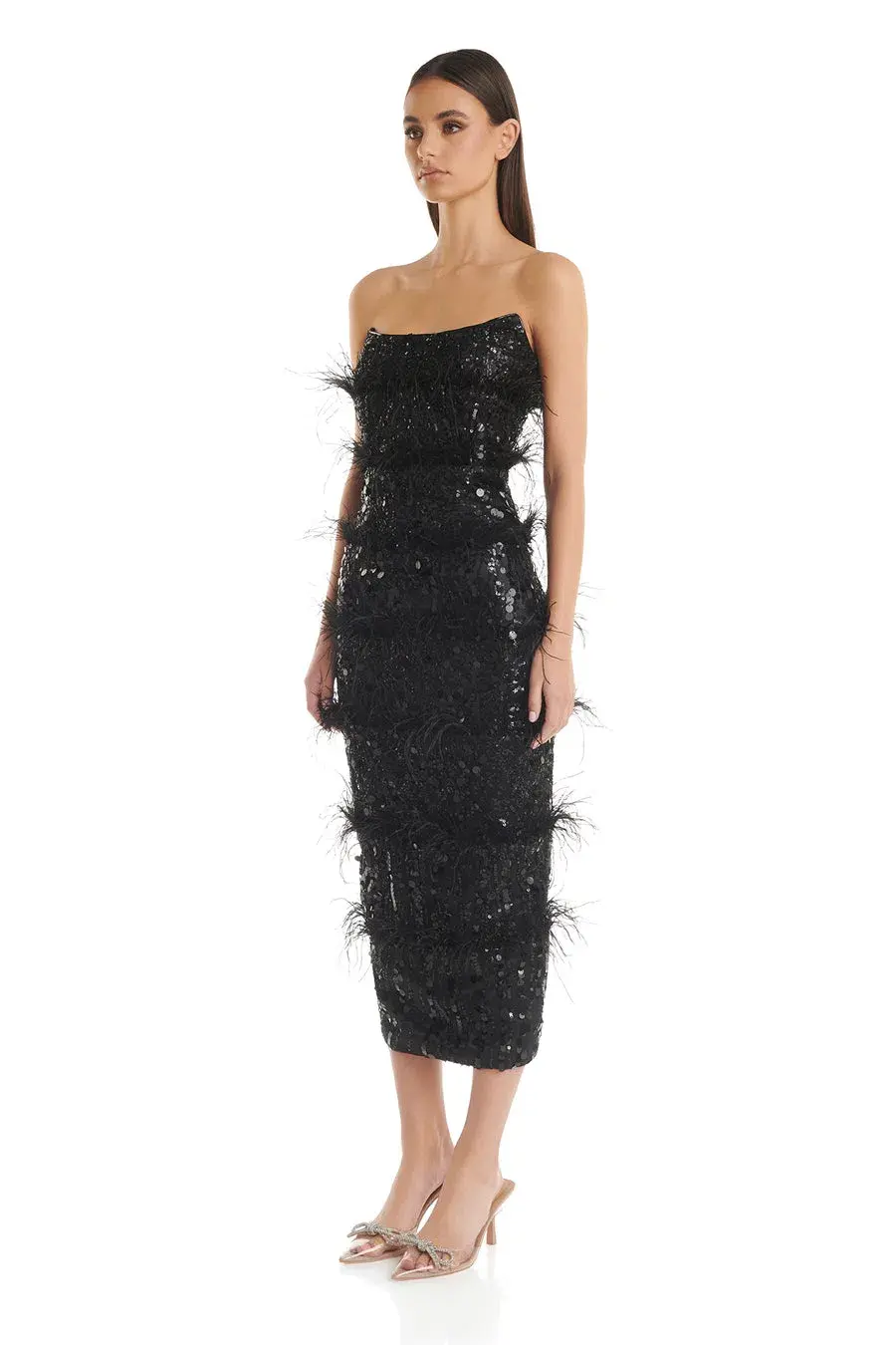 Eliya the Label Madelyn Dress Black Size S/Au 8 - Image 2