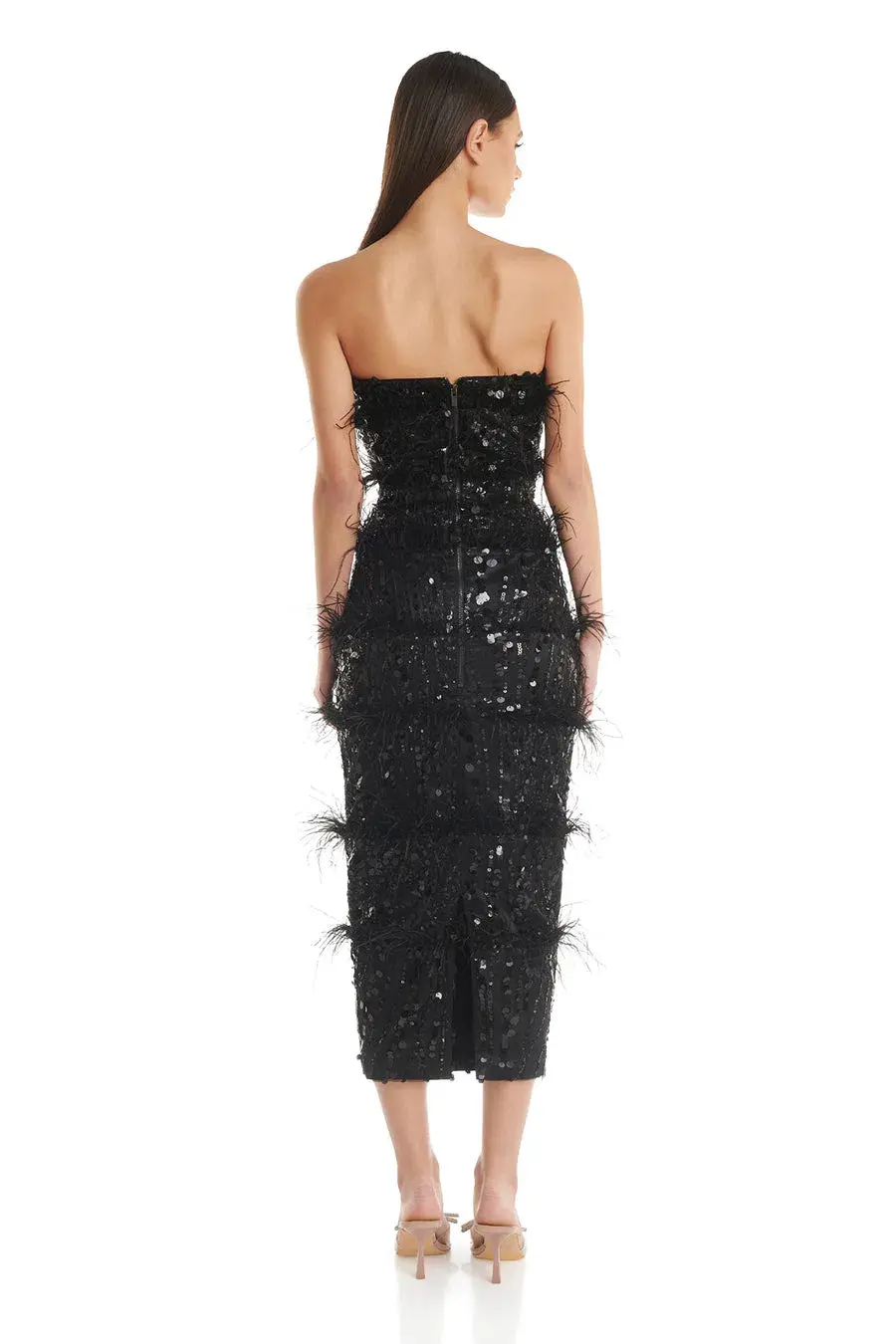 Eliya the Label Madelyn Dress Black Size S/Au 8 - Image 3