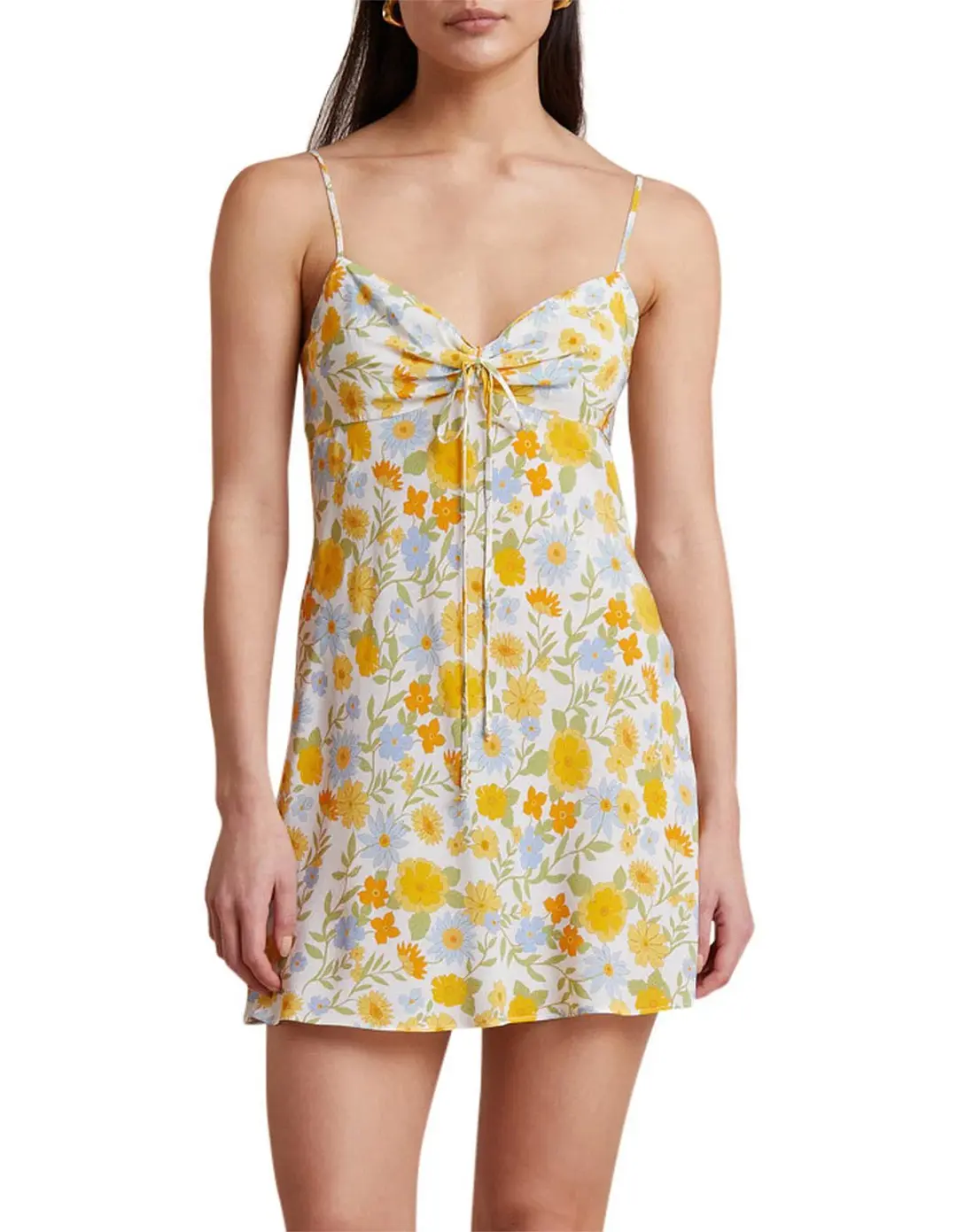 Bec & Bridge Cali Sun Mini Dress Floral Size 10 for rent on The Volte - main image