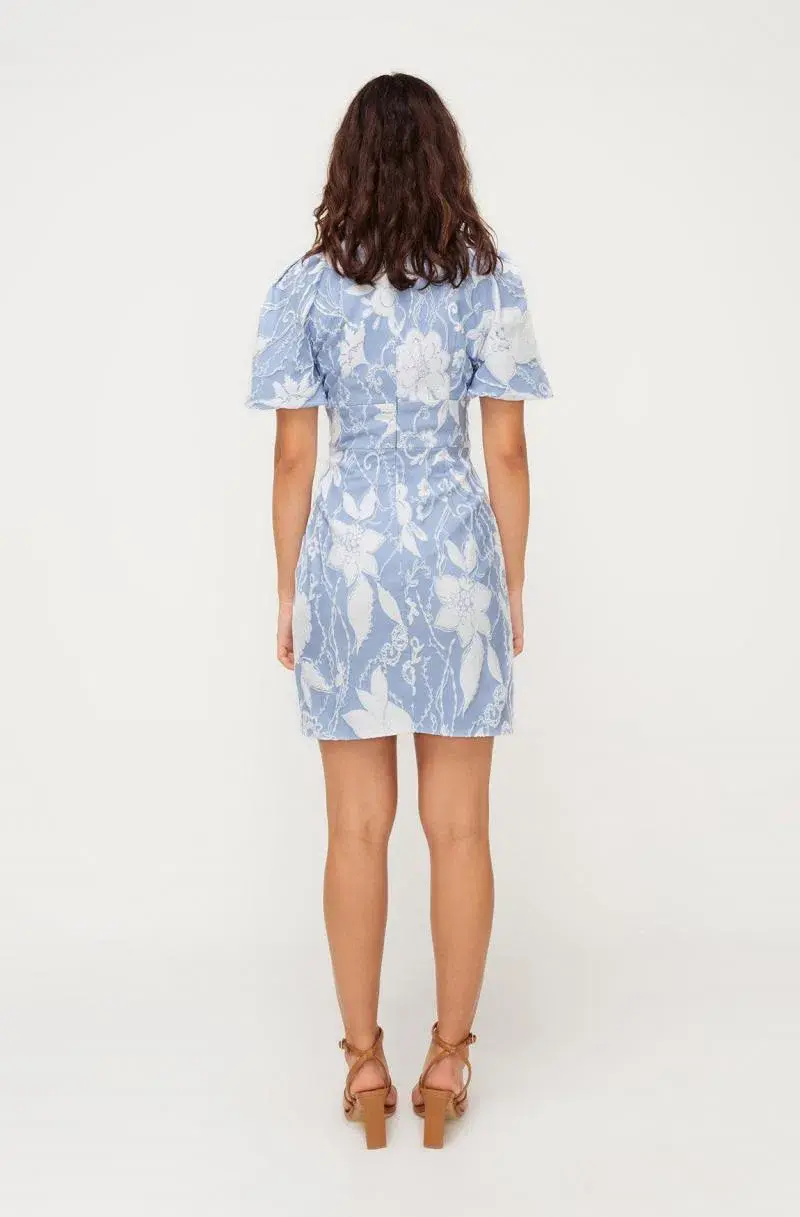 Sheike Heaven Sent Dress Blue Floral Size 14 - Image 2